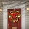 36" Decorative Collection Cozy Christmas Wreath With Red & Clear Lights